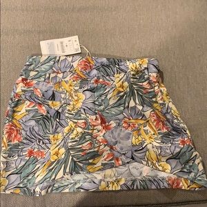 Brand new w tags floral zara mini skirt